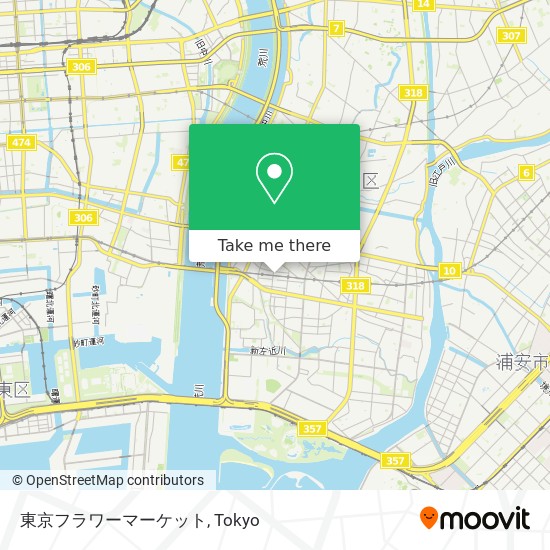 東京フラワーマーケット map