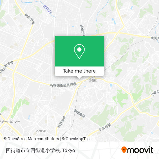 How To Get To 市立四街道小学校 In 四街道市 By Metro Moovit