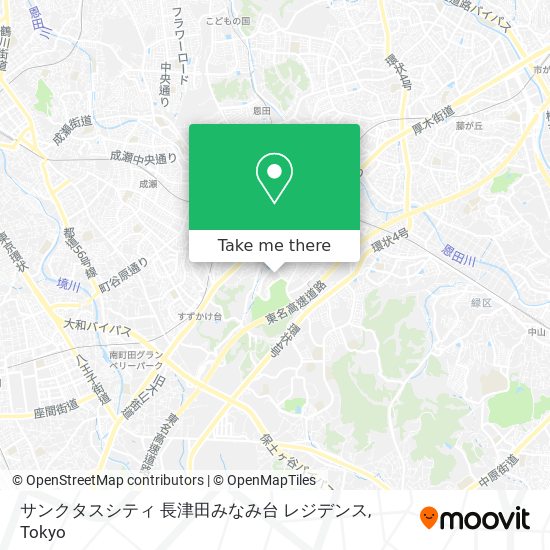 サンクタスシティ 長津田みなみ台 レジデンス map