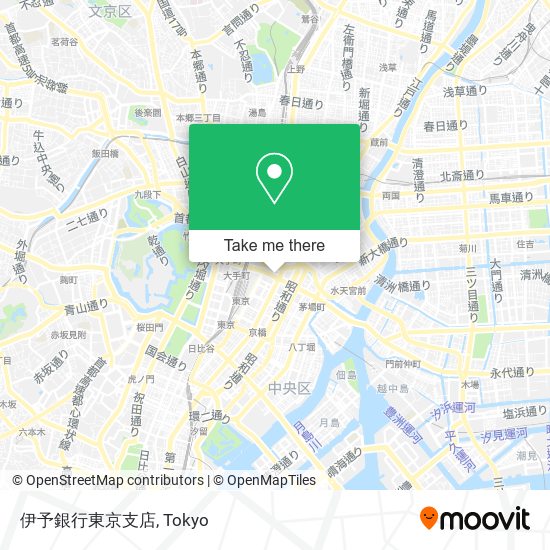 伊予銀行東京支店 map