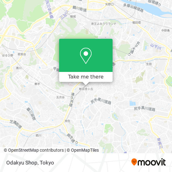 Odakyu Shop map