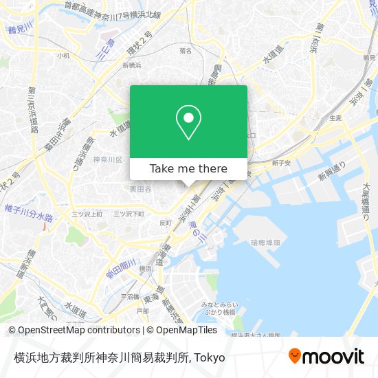 横浜地方裁判所神奈川簡易裁判所 map