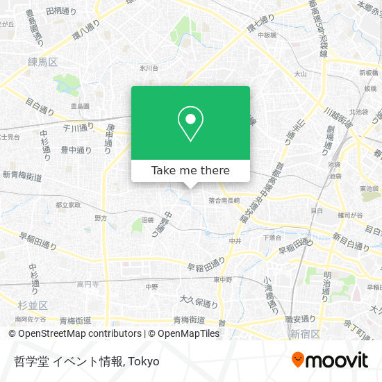 哲学堂 イベント情報 map