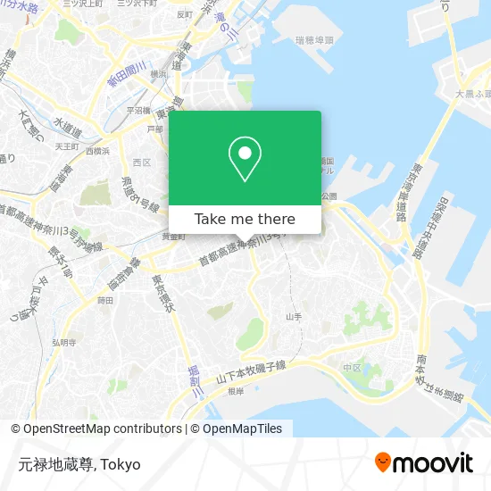 Genroku Jizo Statue map