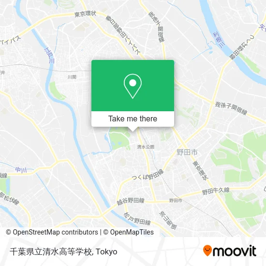 千葉県立清水高等学校 map