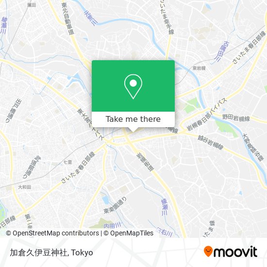 加倉久伊豆神社 map