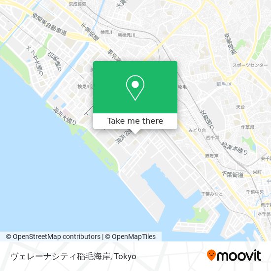 ヴェレーナシティ稲毛海岸 map
