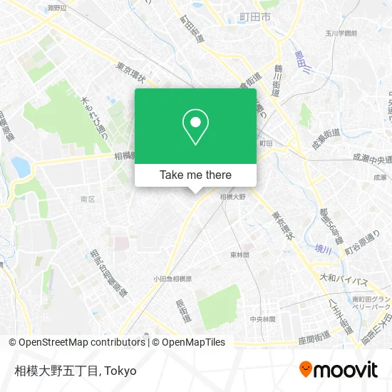 相模大野五丁目 map