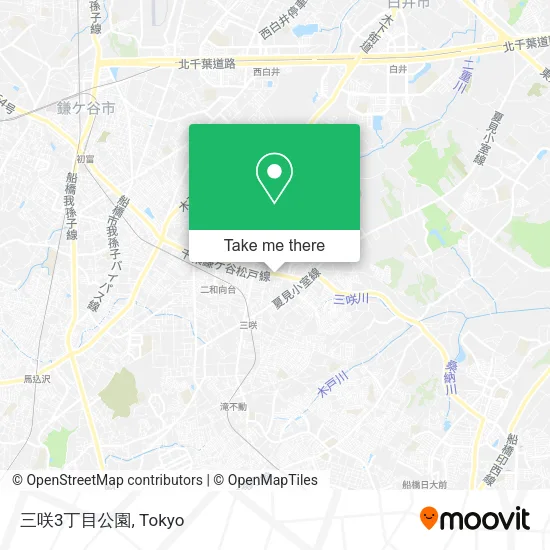 三咲3丁目公園 map