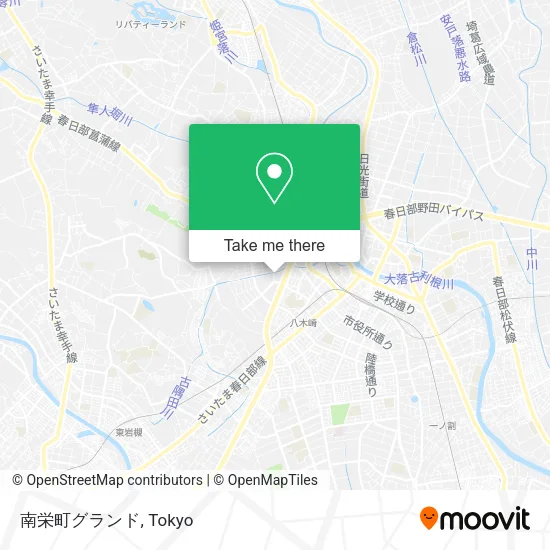 南栄町グランド map