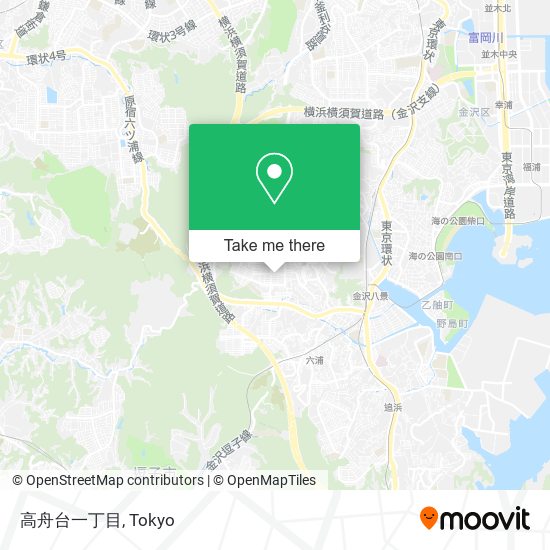 高舟台一丁目 map