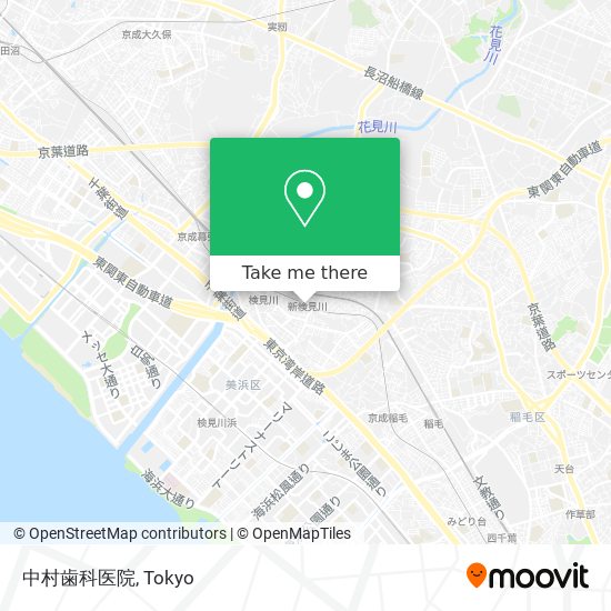 中村歯科医院 map