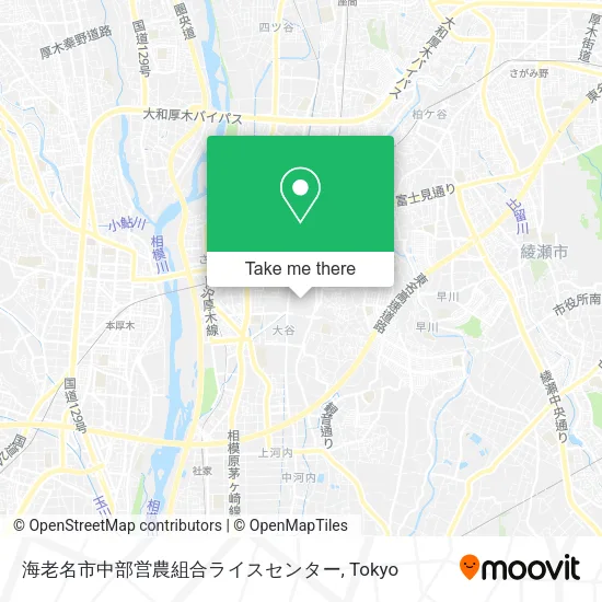 海老名市中部営農組合ライスセンター map