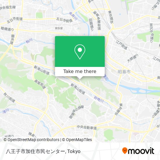 八王子市加住市民センター map