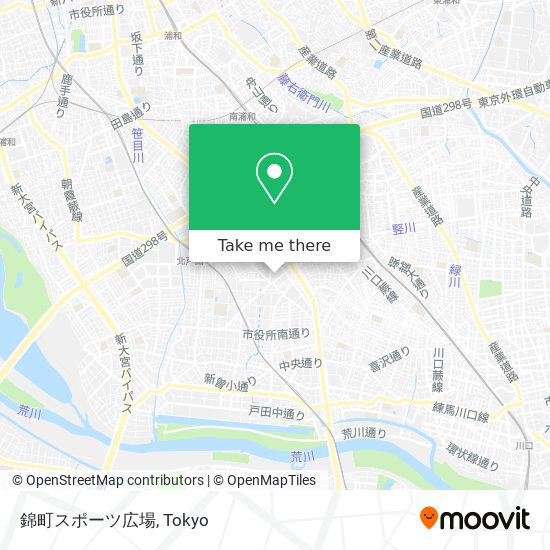 錦町スポーツ広場 map