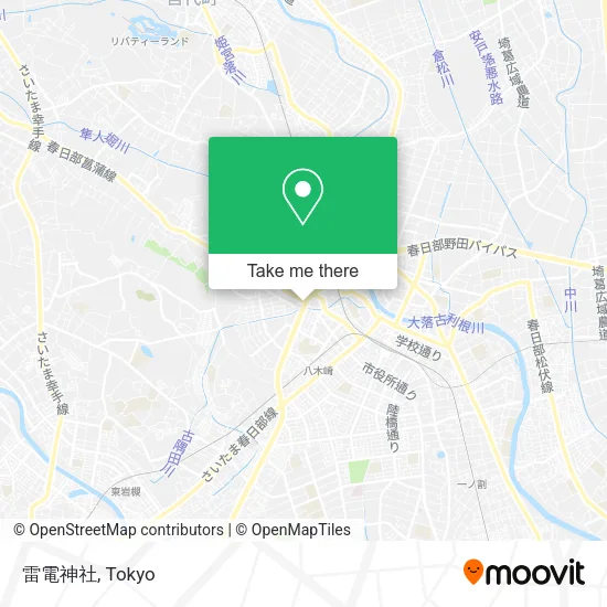 雷電神社 map