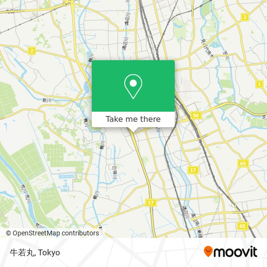 牛若丸 map