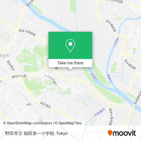 野田市立 福田第一小学校 map