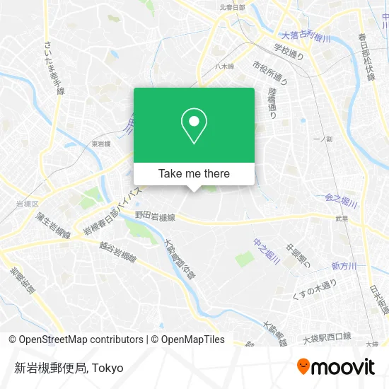 新岩槻郵便局 map