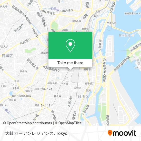 大崎ガーデンレジデンス map