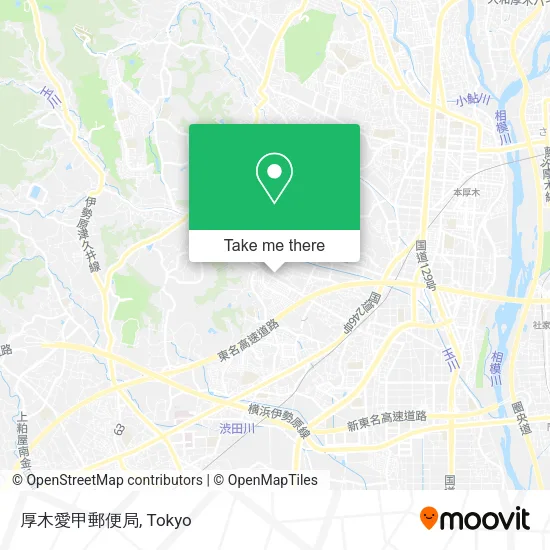 厚木愛甲郵便局 map