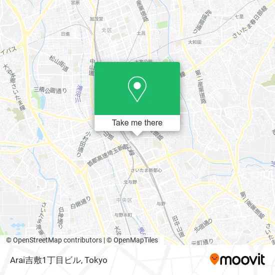 Arai Yoshige 1-Chome Building map