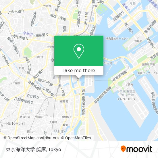 東京海洋大学 艇庫 map