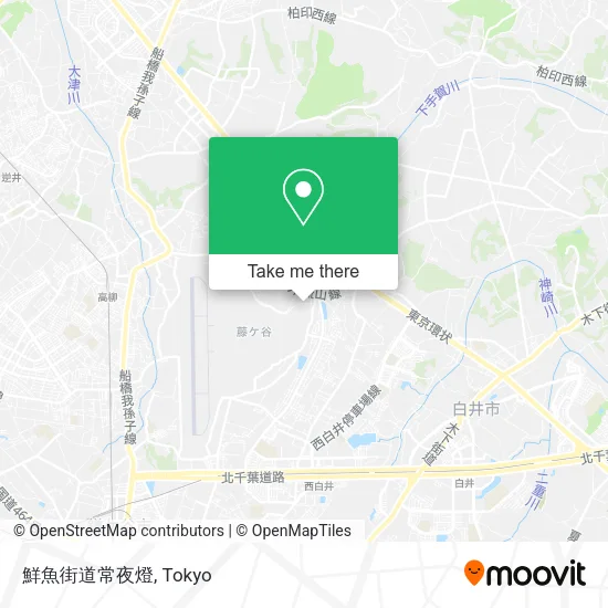 鮮魚街道常夜燈 map