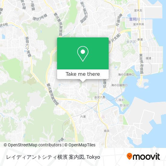 レイディアントシティ横濱 案内図 map