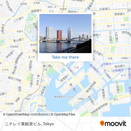 ニチレイ東銀座ビル map