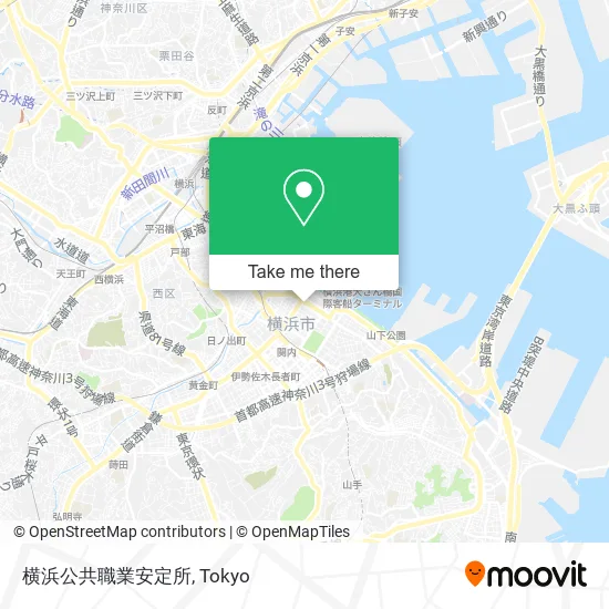 横浜公共職業安定所 map