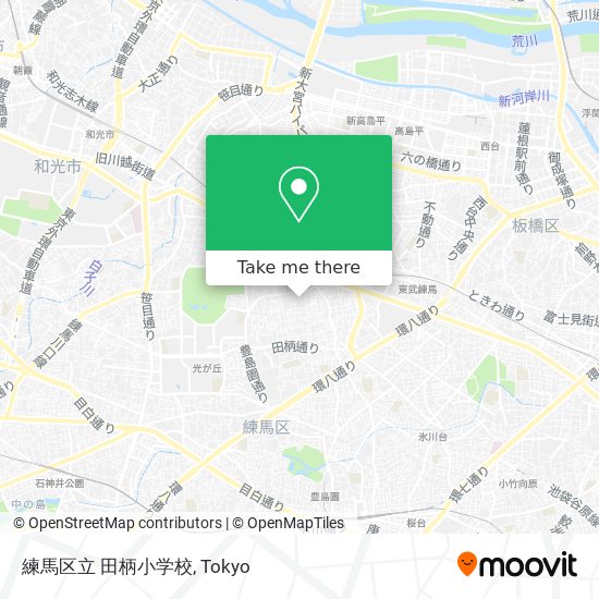 練馬区立 田柄小学校 map