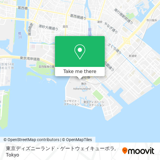 東京ディズニーランド・ゲートウェイキューポラ map
