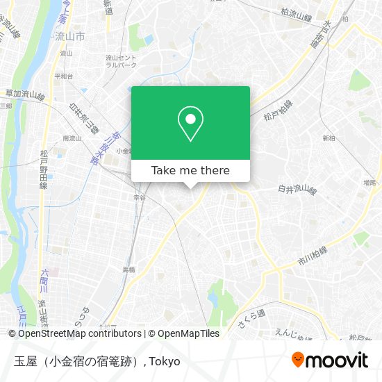 玉屋（小金宿の宿篭跡） map