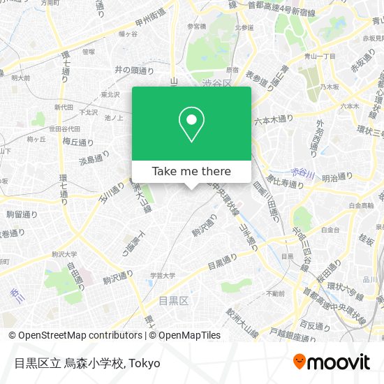 目黒区立 烏森小学校 map