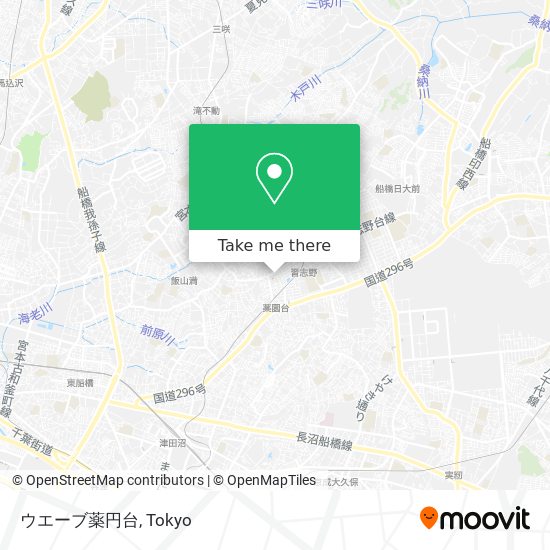 ウエーブ薬円台 map
