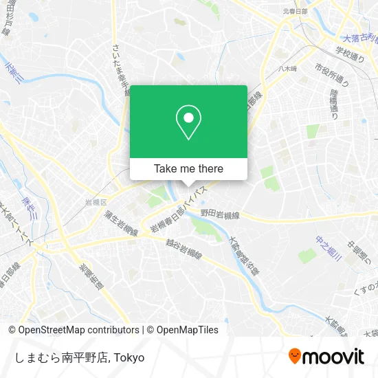 しまむら南平野店 map