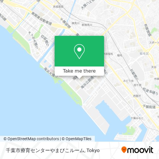 千葉市療育センターやまびこルーム map