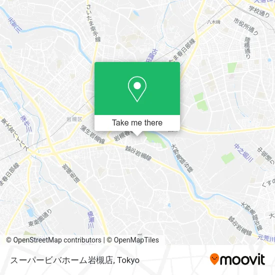 スーパービバホーム岩槻店 map