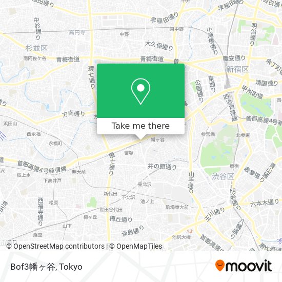 Bof3幡ヶ谷 map