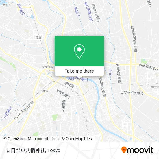 春日部東八幡神社 map