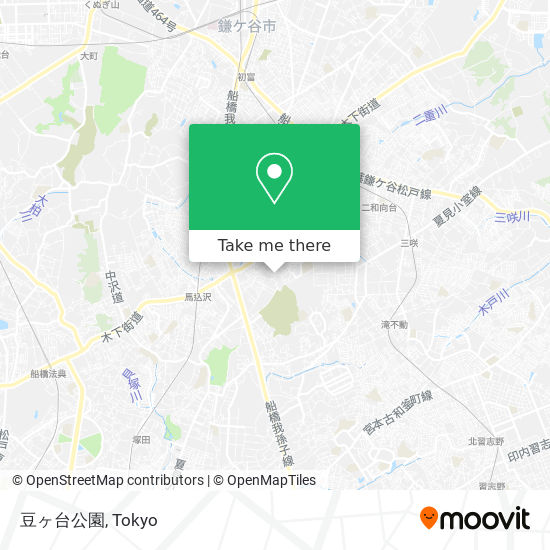 豆ヶ台公園 map