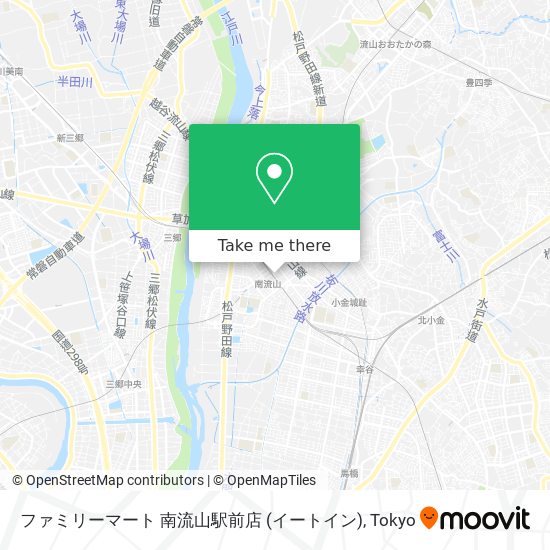 ファミリーマート 南流山駅前店 (イートイン) map