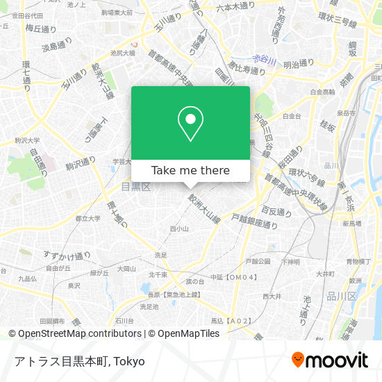 アトラス目黒本町 map