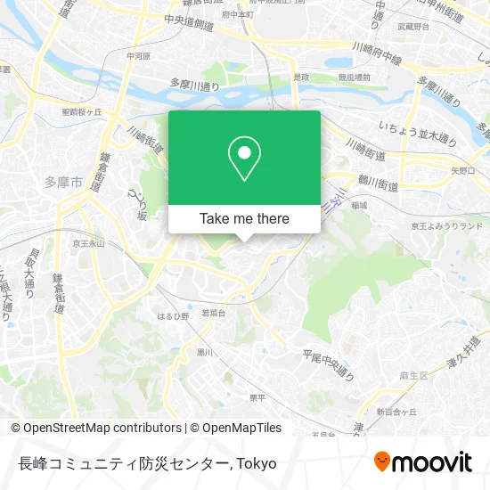 Nagamine Community Disaster Prevention Center map