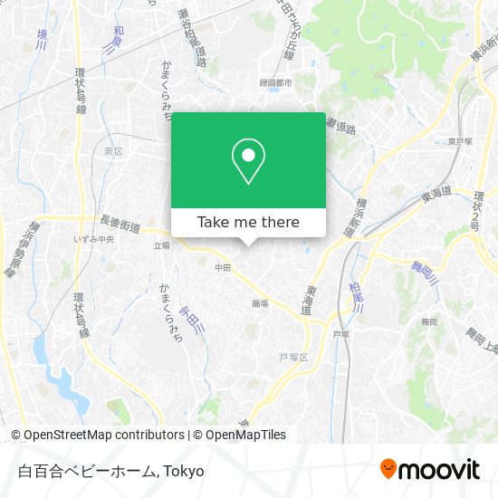 白百合ベビーホーム map