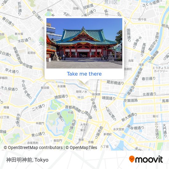 神田明神前 map