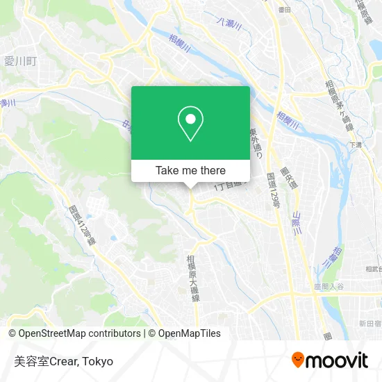 美容室Crear map