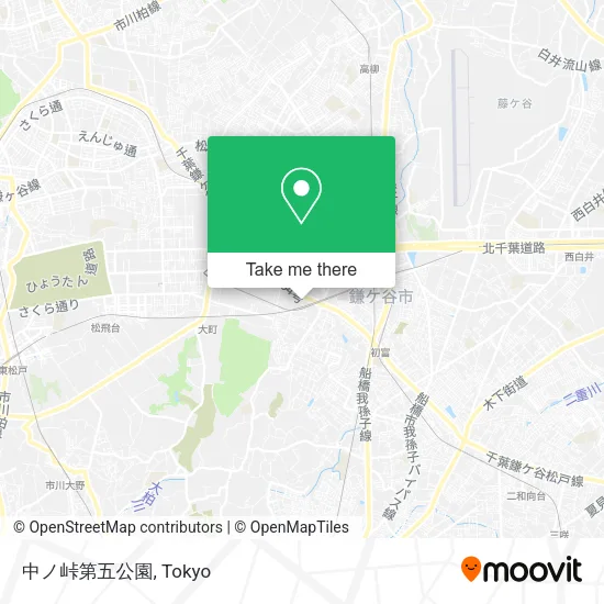 中ノ峠第五公園 map