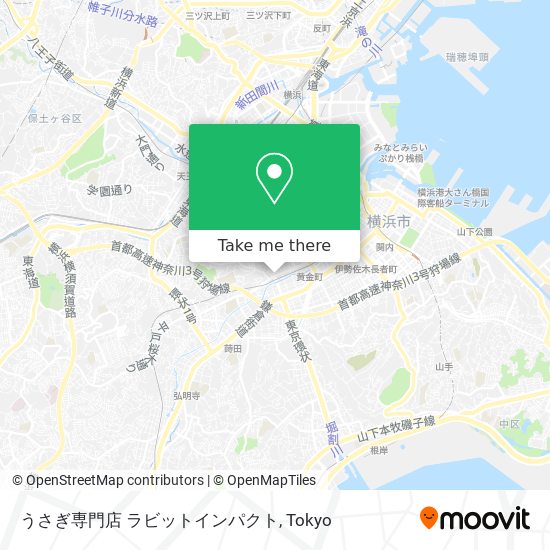 うさぎ専門店 ラビットインパクト map